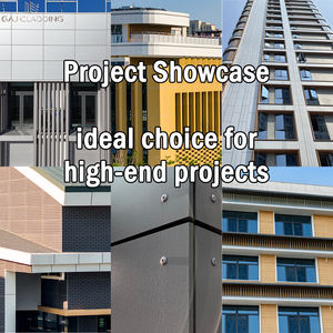 Panel Eksterior Kustom GAJ Mudah Dipasang, Pelapis Fasad, Papan Semen Serat Berlapis Cat untuk Bangunan Hunian - Product Image 6