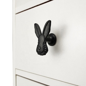 Tiradores y pomos de zinc para gabinetes y cajones, diseño de conejo, para muebles modernos de cocina y dormitorio para bebés - Product Image 6