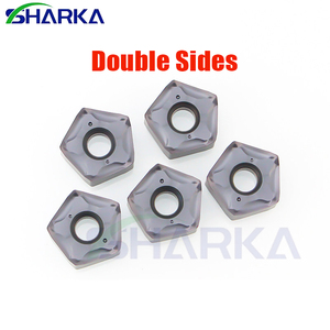 Puntas <span class=keywords><strong>de</strong></span> corte <span class=keywords><strong>de</strong></span> carburo <span class=keywords><strong>de</strong></span> tungsteno SHARKA PNMU PNMU0905, insertos <span class=keywords><strong>de</strong></span> fresado frontal CNC PNMU090508ENER-GM, herramientas <span class=keywords><strong>de</strong></span> corte para metal - Product Image 3