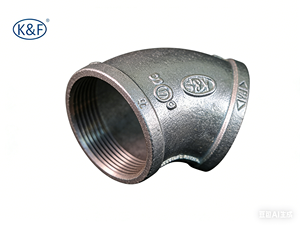 Отвод оцинкованный 45 градусов, фитинг из ковкого чугуна, с внутренней резьбой NPT/BSPT, для систем воды, нефти и газа - Product Image 3