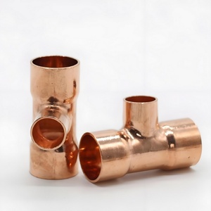 Factory Price Copper Tee High Quality Copper Equal Diameter Tee Small and Middle Diameter <b>Pipes</b> Copper Tee - Product Image 4