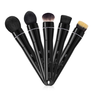 Profissional Elétrica Cosméticos Escova de Maquiagem com 5 Mutável Synthetic Hair <span class=keywords><strong>Brush</strong></span> Cabeças para Face & <span class=keywords><strong>Powder</strong></span> Foundation Dispensing - Product Image 2