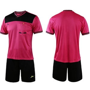 Seragam wasit sepak bola profesional, dengan saku, Kit Jersey olahraga, kaus wasit basket bergaris - Product Image 3