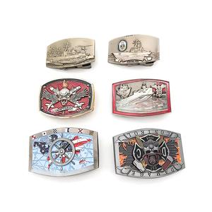 Hebillas de Metal de Aleación Personalizadas, Bronce Antiguo, Logotipo Personalizado, Hebilla de Cinturón de Moda Duradera con Diseño de Vaquero Occidental en 3D - Product Image 1