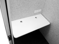 Cabine de bureau insonorisée en acier pour une concentration accrue et des appels privés