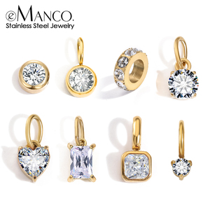 eManco Set de Dijes de Acero Inoxidable con Piedras de Nacimiento, Venta Directa de Fábrica, Envío en 48 Horas, Joyería de Horóscopos, Dropshipping, Fornituras de Joyería - Product Image 1