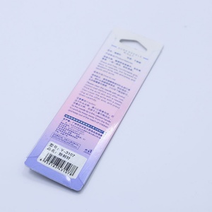Emballage de cartes à glissière en blister, boîte en papier coulissante avec blister en PVC transparent, emballage en blister en papier personnalisé pour cosmétiques - Product Image 2