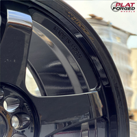 Velg Mobil Custom Forged Gloss Black 5 Spoke, Velg Alloy Custom untuk Chevy Camaro Mustang GTR