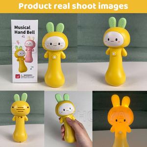 Juguete Musical de Silicona Zhorya, Juguete de Agarrar con Forma de Conejo para Bebés, Juguete Educativo Temprano para Niños - Product Image 5