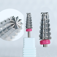 Embouts de ponceuse à ongles professionnels 5 en 1 en carbure pour acrylique, outil de dépose de vernis gel, accessoires pour ponceuses électriques