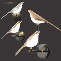 Lampe murale créative en forme d'oiseau, lampe de chevet moderne pour chambre à coucher, lampe de table pour salon, lampe sur pied, lustre, applique murale