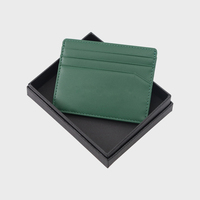 Pabrik Dompet Grosir Dompet Kartu Kredit Kulit Asli Tempat Kartu Pintar RFID Dompet Mini Pria