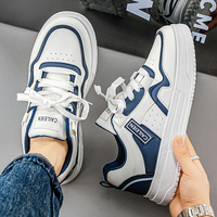 M8135 Chaussures de skate tendance pour hommes, respirantes, mode, été, adaptées à la marche quotidienne, aux loisirs et aux activités de plein air