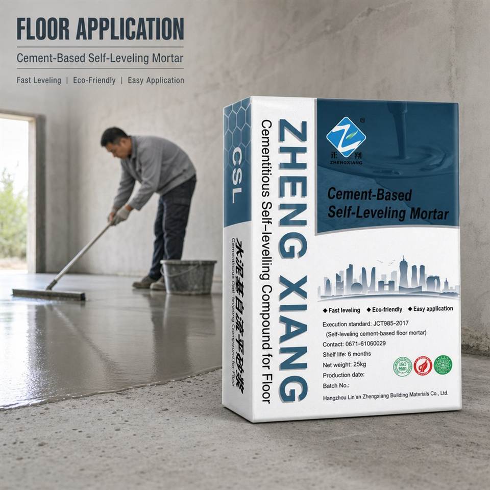 Cement Packing System Self Leveling Cement Compound Factory Supply for Concrete Floor ...