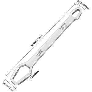 Clé Torx universelle tout-en-un en acier au carbone, 8-22 mm, métrique, double extrémité, qualité industrielle/bricolage, non étincelante, OEM - Product Image 5