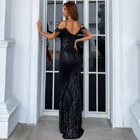 Yaz elbisesi pullu tığ saten zarif Maxi kadın abiye 2022 özel moda akşam/resmi elbiseler giyim kadın