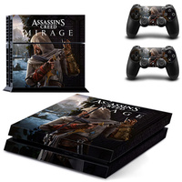 Autocollant pour console de jeu PS4 Fat, autocollant de protection de console de jeu, autocollant de contrôleur de jeu