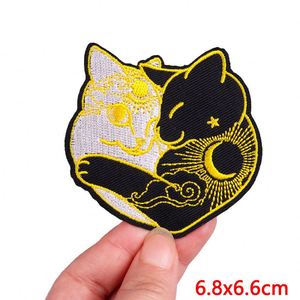 Patchs thermocollants personnalisés en gros, motifs mignons de chats/animaux de dessin animé, prix d'usine, patchs brodés pour vêtements, badges, chapeaux - Product Image 6