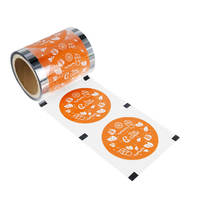 Film d'étanchéité pour gobelets en plastique PP, film d'étanchéité personnalisé pour gobelets à bulles, film de scellage pour gobelets, diamètre 95 mm, gobelets PP pour bubble tea
