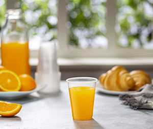 16oz Clear Disposable Printing <b>Plastic</b> <b>Cups</b> Round Pattern for Water Beverages Fruit Juice Tea Beer Wine Milk - Product Image 5