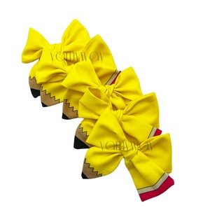 Ritorno <span class=keywords><strong>a</strong></span> scuola fiocco per capelli fiocco <span class=keywords><strong>a</strong></span> matita gialla fiocco <span class=keywords><strong>a</strong></span> pastello fatto <span class=keywords><strong>a</strong></span> mano modello personalizzato - Product Image 1