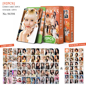 Vente en gros KPOP <span class=keywords><strong>TWICE</strong></span> 92 pièces/boîte, tous les albums, cartes Lomo, cartes individuelles, album HARE HARE, Nayeon, Tzuyu, Sana, <span class=keywords><strong>Momo</strong></span>, boîte cadeau pour fans ONCE - Product Image 2