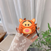 Nouvelle Housse d'écouteurs en silicone TPU personnalisable et écologique, motif animal de dessin animé, pour usage quotidien
