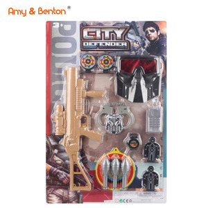Ensemble de jouets de <span class=keywords><strong>police</strong></span> pour enfants, vente chaude, ensemble de jeu de rôle militaire pour enfants, jouets de simulation militaire, pistolets en plastique, cadeau pour enfants - Product Image 5