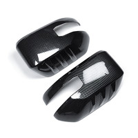 Accessoires de voiture, coques de rétroviseurs décoratifs en ABS, coques de rétroviseurs latéraux en fibre de carbone pour Jetour T2 Traveler