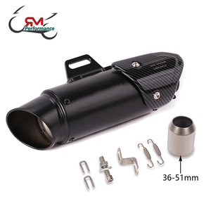 Silencieux d'échappement universel modifié, 51/60mm, pour moto, MSX 125, PCX 125, GSR 600, 502C, CBR1000, <span class=keywords><strong>ZX6R</strong></span>, R6, <span class=keywords><strong>zx6r</strong></span> - Product Image 6