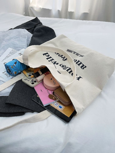 กระเป๋าผ้าแคนวาสขนาดใหญ่พิเศษ พิมพ์ลายตามสั่ง รีไซเคิล ใช้ได้ทั้งไปทะเล ช้อปปิ้ง ใส่ของชำ เป็นมิตรกับสิ่งแวดล้อม เหมาะสำหรับเป็นของขวัญ - Product Image 5