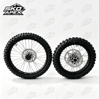 SKOAX Sur-Ron Light Bee X LBX Noir, jeu de roues 19/16 pouces, construction légère, utilisation tout-terrain et sur sentier, performances hors route, ajustement direct