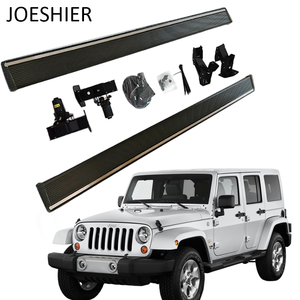 JOESHIER ชุดเต็ม บันไดข้างไฟฟ้าอลูมิเนียมอัลลอยด์ ป้องกันการชน สำหรับรถจี๊ป แรงเลอร์ JL 2018+ - Product Image 1
