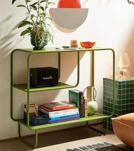 Nordic Contracted Steel Display Storage Shelf Hallway Wall Narrow <strong>Sofa</strong> Side <strong>Table</strong> <strong>Console</strong> <strong>Table</strong> - Product Image 1