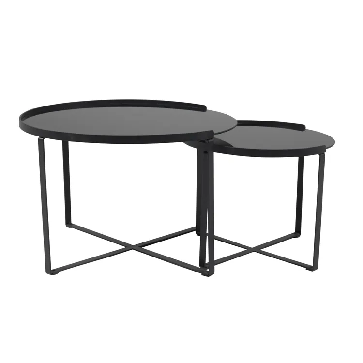 Mesa de centro moderna con ruedas doradas, de hierro forjado, madera, mármol y vidrio, color negro templado, muestra gratis