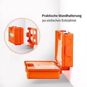 Botiquín <span class=keywords><strong>de</strong></span> Primeros Auxilios Médico Personalizado Emsrun para Montar en la <span class=keywords><strong>Pared</strong></span> con Suministros, Caja <span class=keywords><strong>de</strong></span> Primeros Auxilios <span class=keywords><strong>de</strong></span> Plástico DIN 13157 - Product Image 4