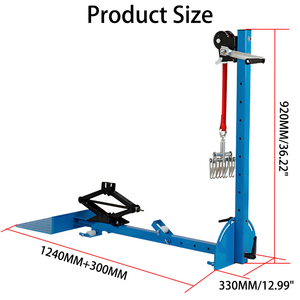 Set Kit di Riparazione per Carrozzeria Auto Attrezzi per Estrarre Ammaccature e Raddrizzare Telai in Metallo per Riparazione di Veicoli - Product Image 3