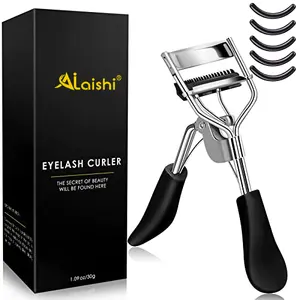 AILAISHI 3D Stereo Eyelash Curler With Comb Natural Curly Cosmetic Clip Eye Lash Curling Applicator Professional Eyelash Curler