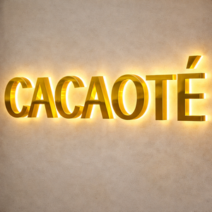 Letras de Canal Metálicas Retroiluminadas Personalizadas, Letrero LED con Halo de Luz para Bar, Pub, Restaurante, Logotipo de Pared, Señalización para Interiores y Exteriores, Letrero Comercial - Product Image 6