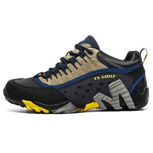 Zapatos de Senderismo de Cuero Ligeros y Transpirables para Hombre, Antideslizantes, para Deportes al Aire Libre, Viajes, Otoño, Resistentes al Desgaste, para Verano - Product Image 4