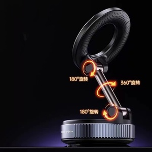 Car Vacuum <b>Suction</b> Plastic Phone Holder Flexible Rotatable Strong Grip for Mobile Live Navigation for Most Phones - Product Image 2