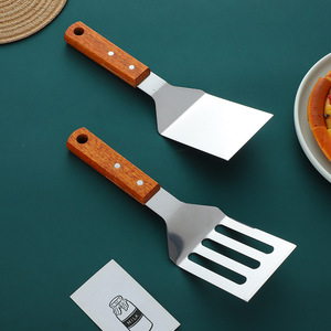 Espátula para utensilios de cocina de acero inoxidable, espátula para hielo Teppanyaki, espátula para pizza y bistec, utensilios de cocina, accesorios para parrilla - Product Image 3