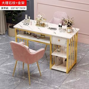Estación de Manicura en Oferta con Cajones, Mesa de Manicura Moderna de Lujo - Product Image 6