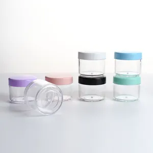 10Ml/10 Gam 15Ml/15 Gam 20Ml/20 Gam Rỗng Mỹ Phẩm Jar Rõ Ràng Nhựa Jar Cho Lip Balm, Eyeshadow Và Các Sản Phẩm Làm Đẹp Khác