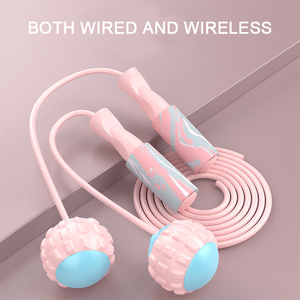 <span class=keywords><strong>Corde</strong></span> à <span class=keywords><strong>sauter</strong></span> réglable sans fil, nouvelle collection, avec boules épaisses - Product Image 3