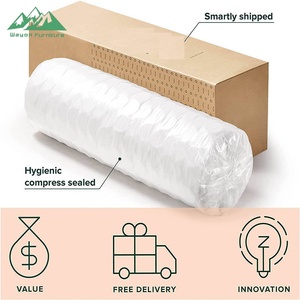 <span class=keywords><strong>Matelas</strong></span> en mousse à mémoire de forme de luxe Wayon dans une boîte, <span class=keywords><strong>matelas</strong></span> à ressorts ensachés compressé sous vide pour meubles de chambre à coucher - Product Image 2