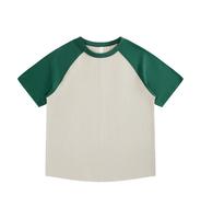 T-shirt uni pour homme de haute qualité en gros, 240g coton, modèle parent-enfant, avec insert d'épaule, manches courtes, coupe oversize, couleur unie