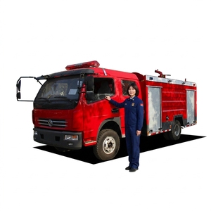 Nuevo Camión de Bomberos de Doble Cabina 4x2 con Tanque de Agua de 4 Metros Cúbicos, Vehículo de Rescate Contra Incendios Diésel para Emergencias Forestales y Rurales - Product Image 5