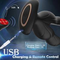 LOVE Factory Direct Wholesale Adult Sex Toy Electric Shock Vibration Remote Control Anal Plug