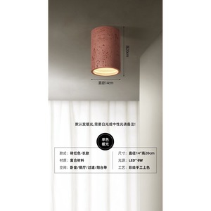 Lámparas de Techo Modernas de Estilo Wabi-Sabi, 220V, Antideslumbrantes, Sin Necesidad de Taladrar, para Iluminación de Sala de Estar y Pasillo - Product Image 6